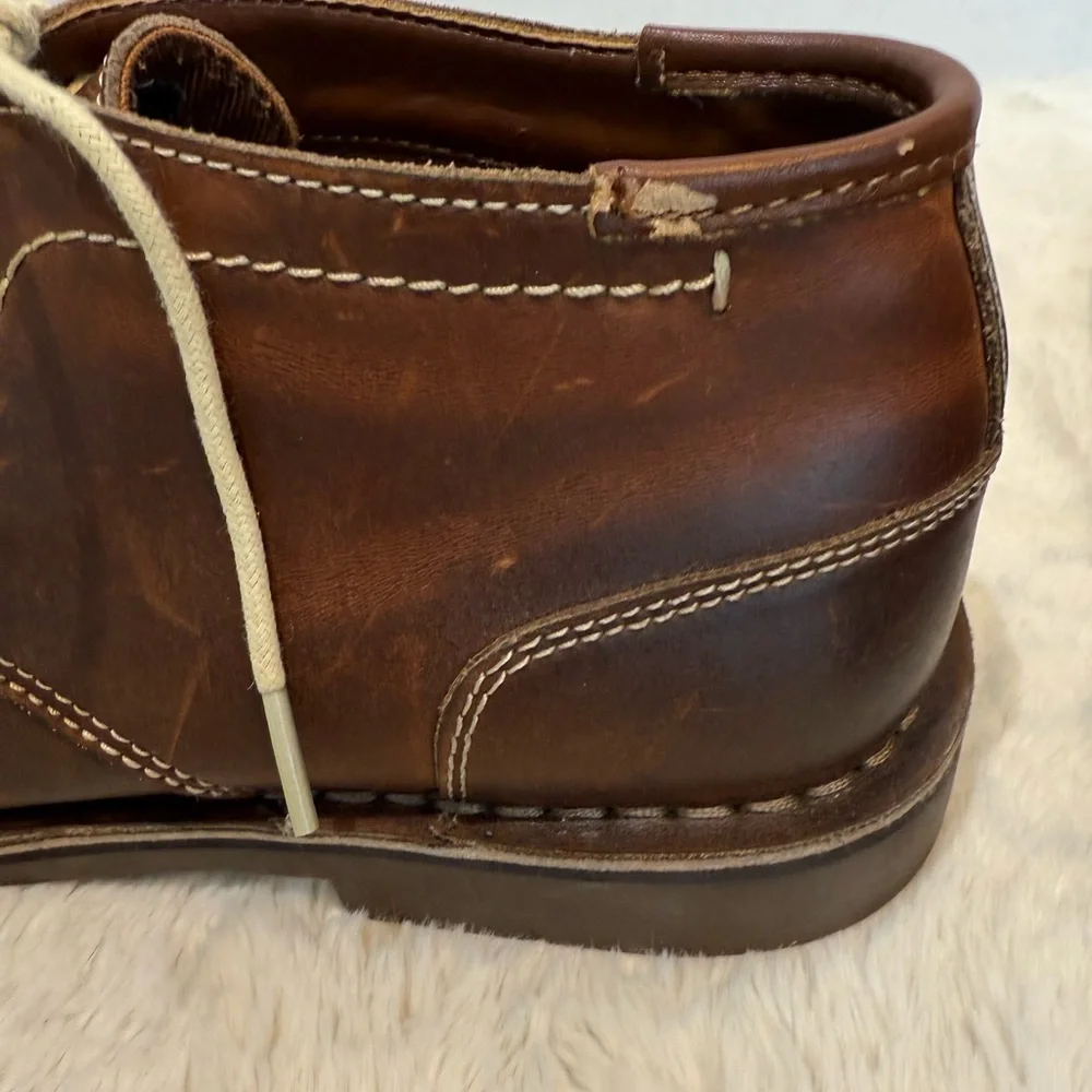 Kenneth Cole Reaction size 10.5 brown men’s leather Desert Sun Chukka boots